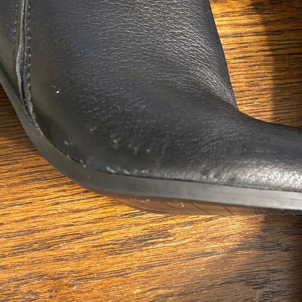 Kenneth Cole Black Leather Knee High Boots - Picture 10 of 13